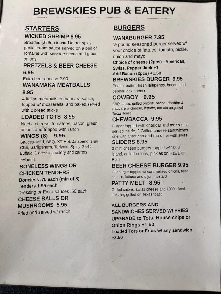 Brewskies Pub & Eatery Menu image 3